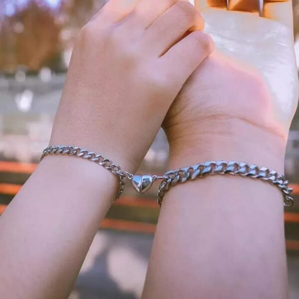 Magnetic couple Bracelet