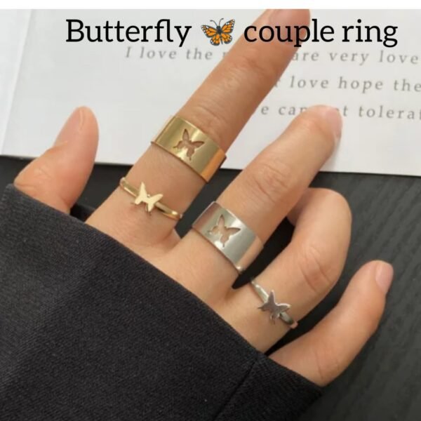 Butterfly Couple Ring