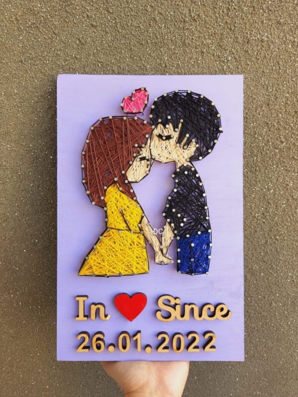 Couple String Art