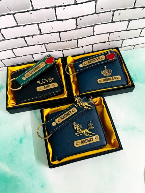 Leather wallet+ Keychain combo - Image 3