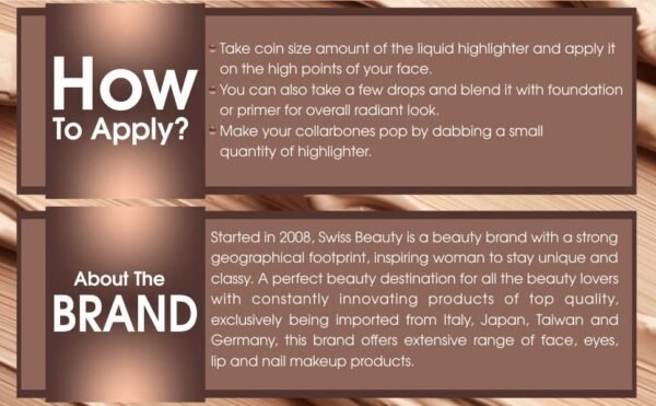 Swiss Beauty liquid highlighter - Image 4