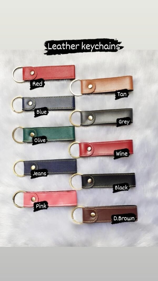 leather keychain - Image 3