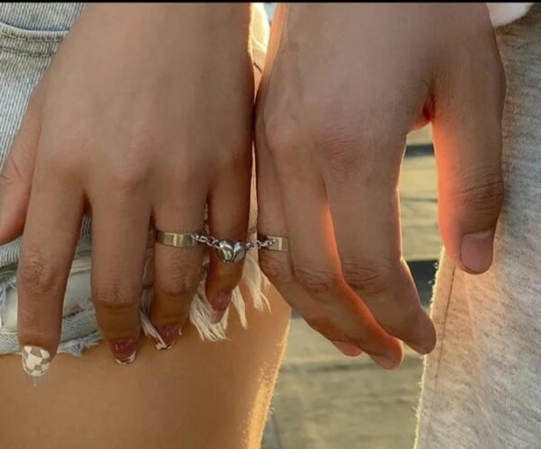 Couple Heart Magnetic Ring - Image 2