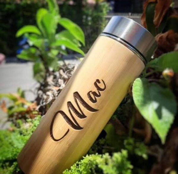 Bamboo flask Bottle - Image 2