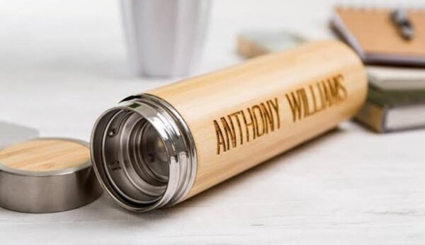 Bamboo flask Bottle - Image 3