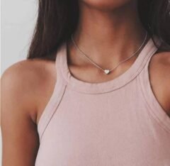 Minimal Heart Pendant necklace