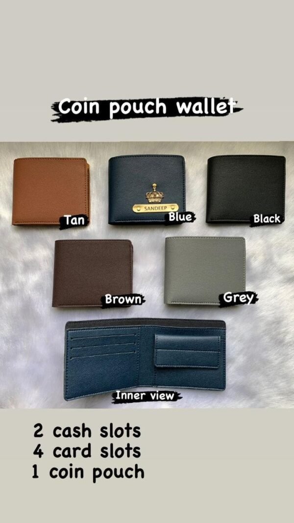 Mens Wallet with Coin Pouch. - Image 2