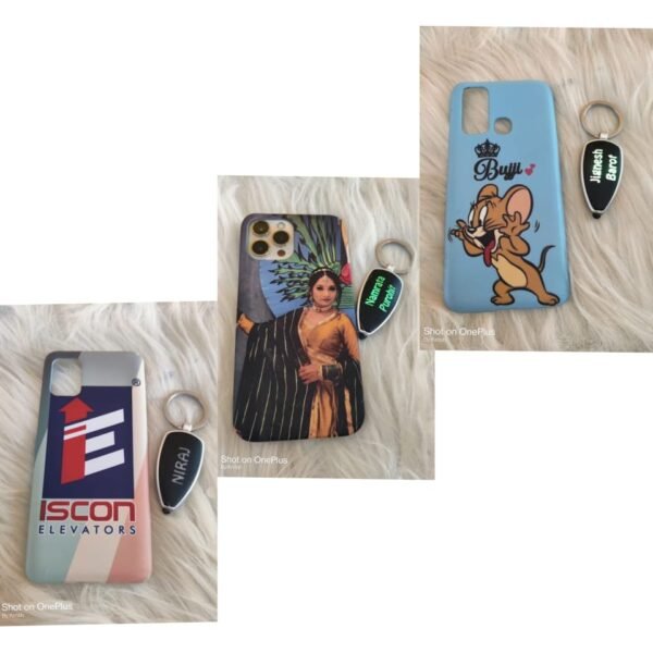 Phone Cover + led Keychain combo - Image 2
