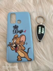 Phone Cover + led Keychain combo