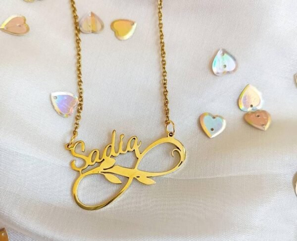 Infinity name pendant