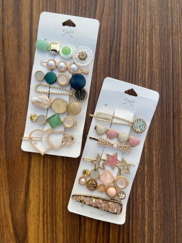 Korean Clips Card Set of 7