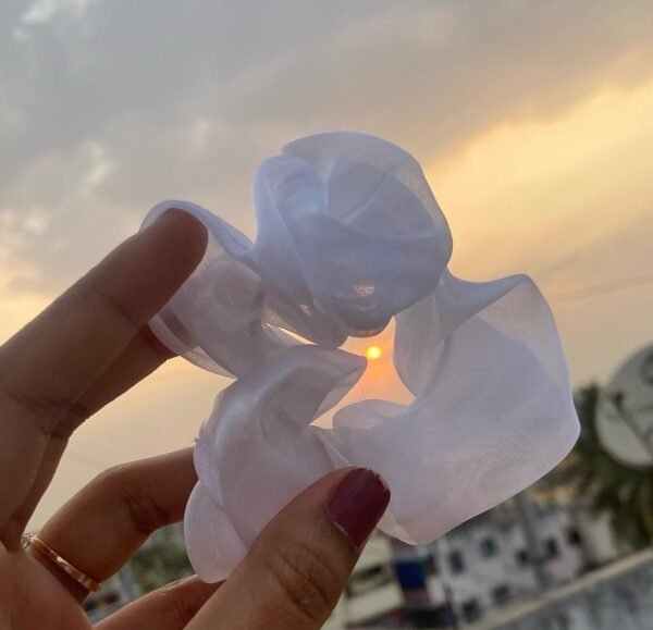 Organza scrunchies