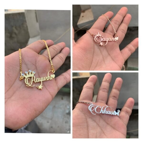 Gold plated Name pendant