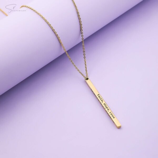 Bar Name Pendant - Image 2