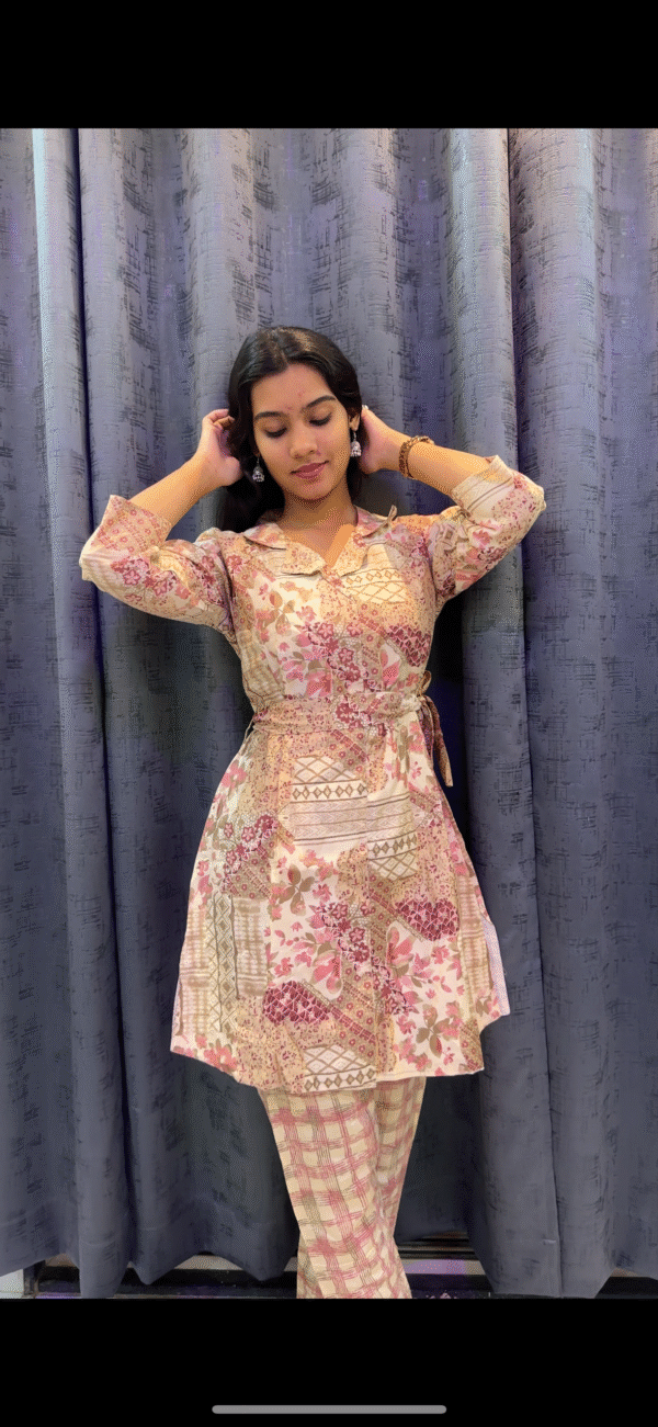 Collar Neck Coord Set