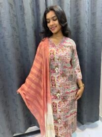V neck Jaipuria Pastel Dress