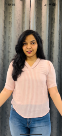 V Neck Office Top