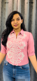 Collar Neck Embroidery Shirt