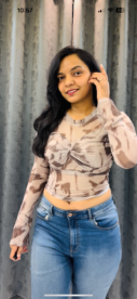 Criss Cross Sheer Top