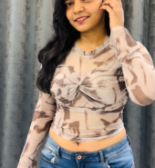 Criss Cross Sheer Top