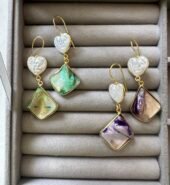 Emerald Whisper Hearts or Amethyst Muse Drops