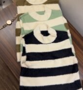 Turtle neck Cute fur Top